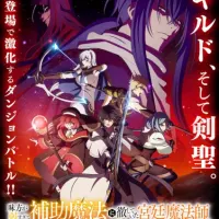 Постер аниме Придворный маг, пользовавшийся лишь магией поддержки, потому что его союзники слишком слабы, решил стать сильнейшим после изгнания